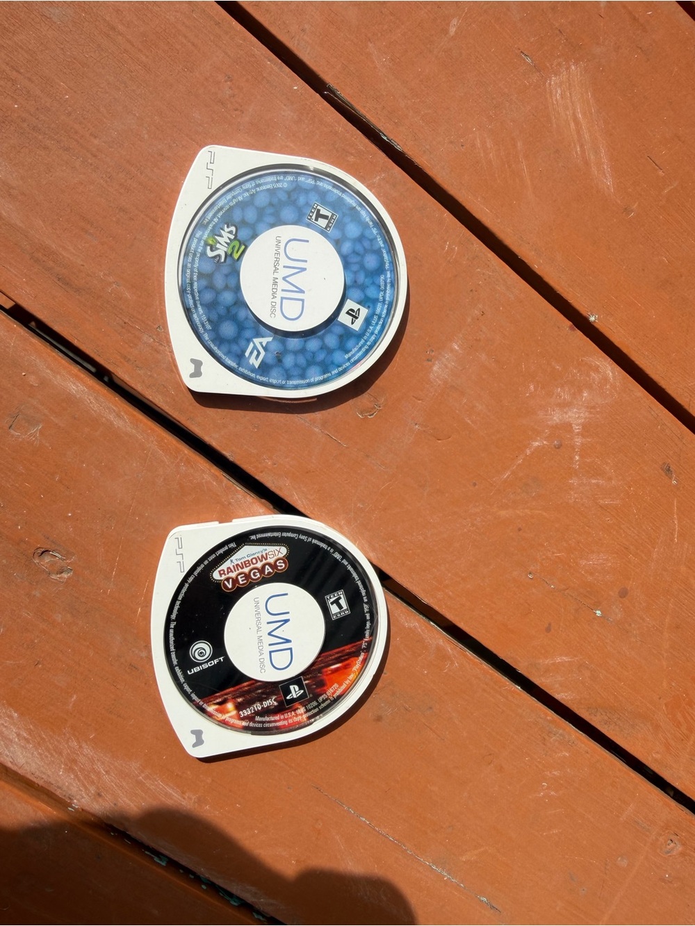 Two Sony PSP Discs